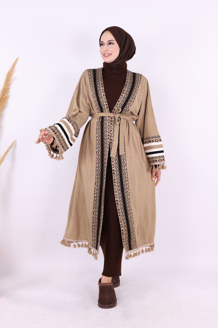 Bohemian Kimono with Embroidered Detailing