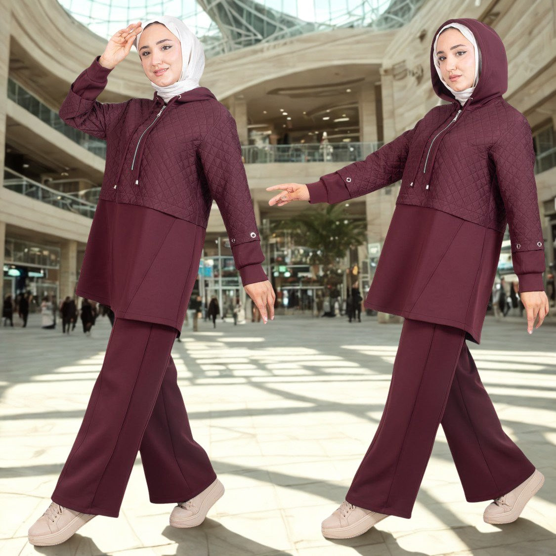 SCUBA Two-Piece Set with Pants