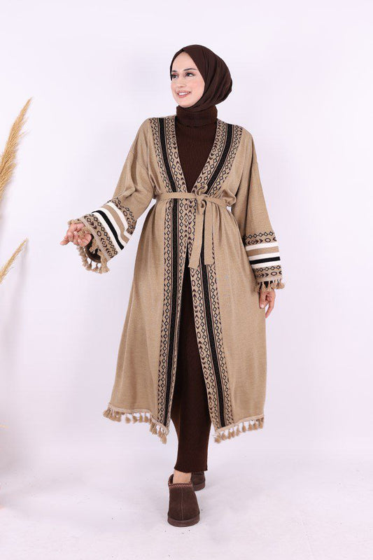 Bohemian Kimono with Embroidered Detailing