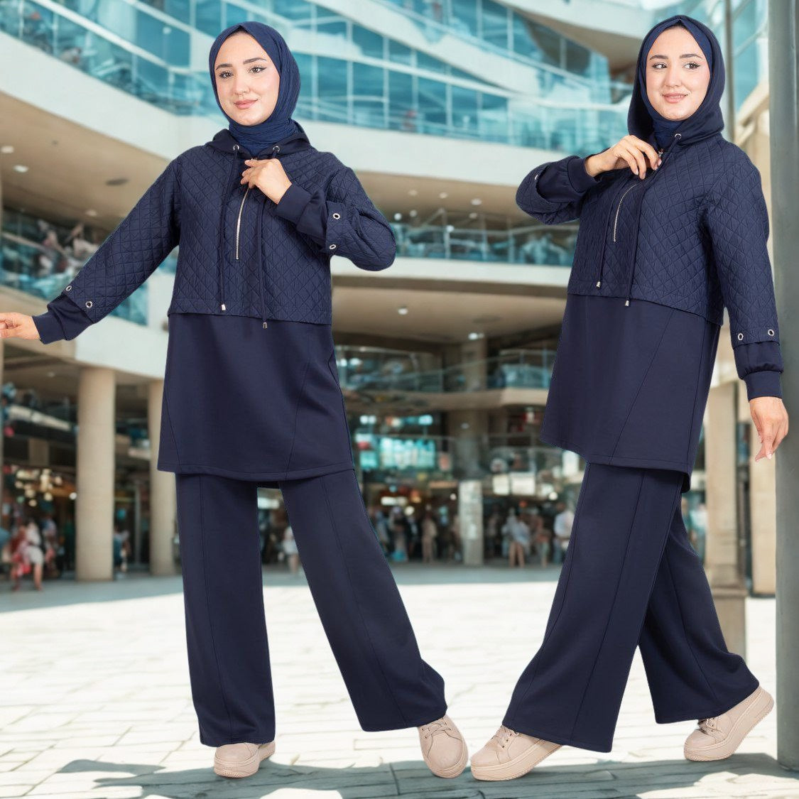 SCUBA Two-Piece Set (Navy)